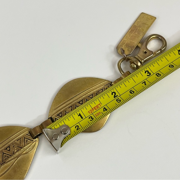 Vintage Bohemians New York Studio Gold Tone Statement Belt - Picture 13 of 16